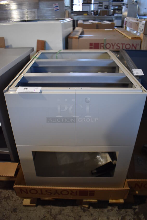 BRAND NEW! Royston Metal Soda Station w/ 3 Cup Dispensers and 2 Doors. 24x35x27 - Image 2 of 5