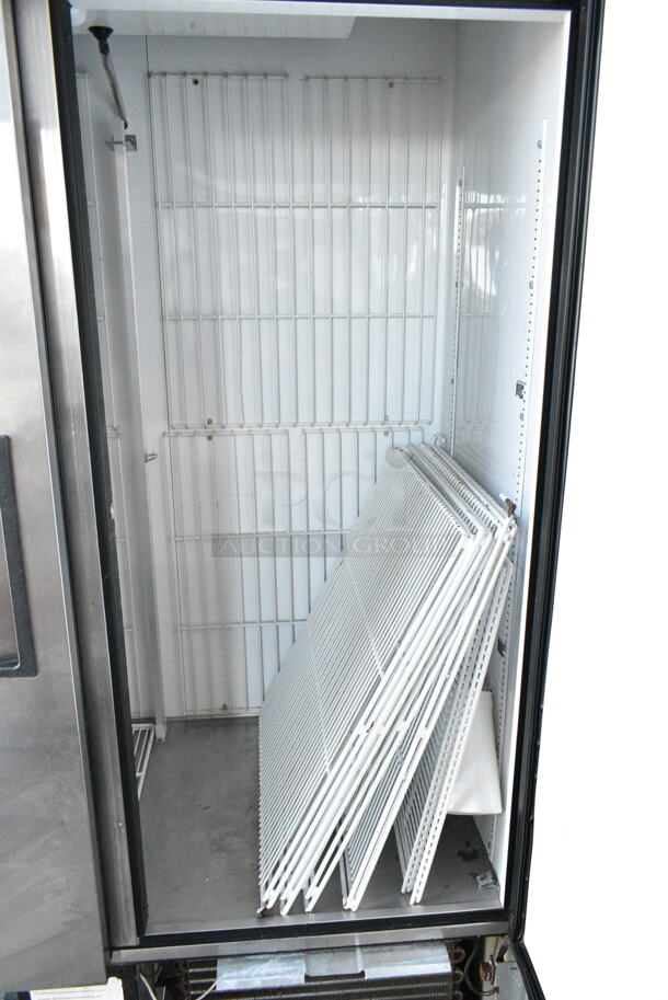 True T-49F Stainless Steel Commercial 2 Door Reach In Freezer on Commercial Casters. 115 Volts, 1 Phase. Tested and Powers On But Does Not Get Cold - Image 5 of 8