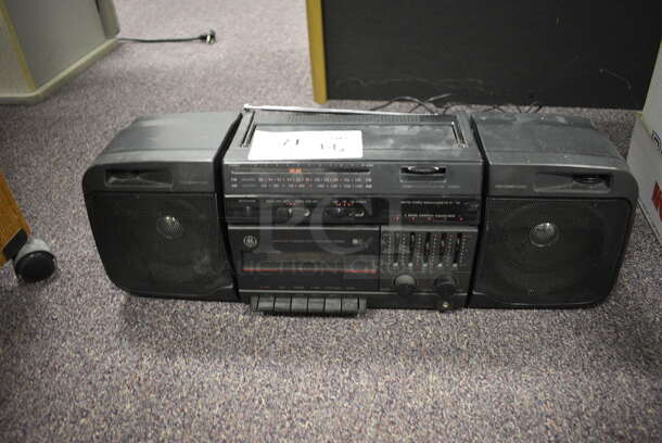 GE Stereo And Cassette Player (Main Building) - Image 1 of 3