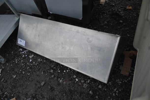 Stainless Steel Commercial Wall Mount Shelf. - Image 2 of 3