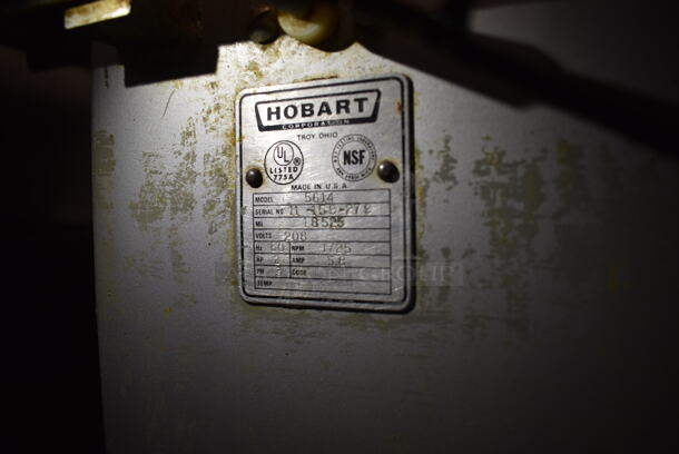 Hobart 5614 Commercial Stainless Steel Floor Style Meat Saw On Galvanized Legs. 208 V, 3 Phase. - Image 9 of 9
