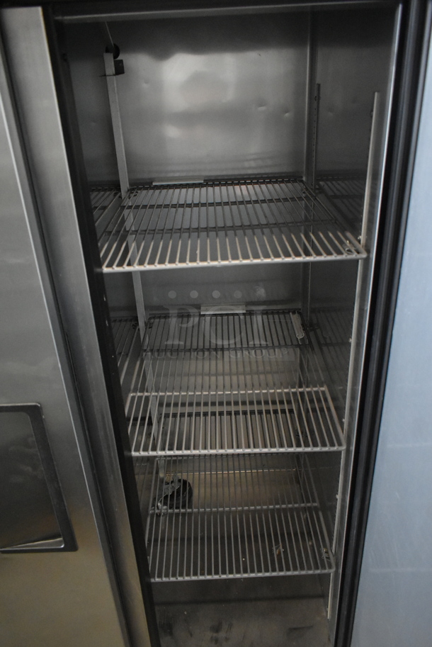 2015 True T-35 Stainless Steel Commercial 2 Door Reach In Cooler w/ Poly Coated Racks. 115 Volts, 1 Phase. Tested and Working! - Image 5 of 5