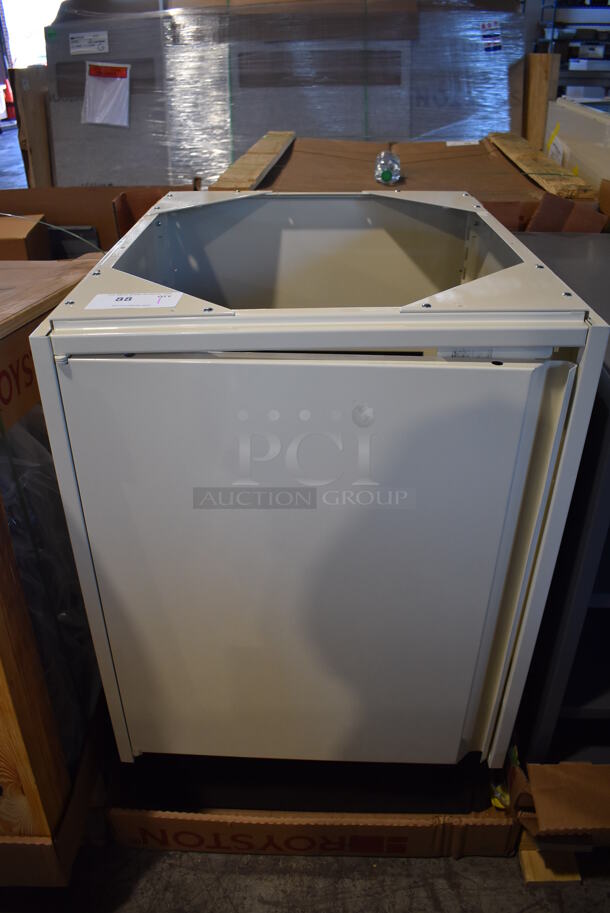 BRAND NEW! Royston 60015379-012 Metal Single Door Cabinet w/ Trash Can and Dolly. 24x29x35 - Image 2 of 6