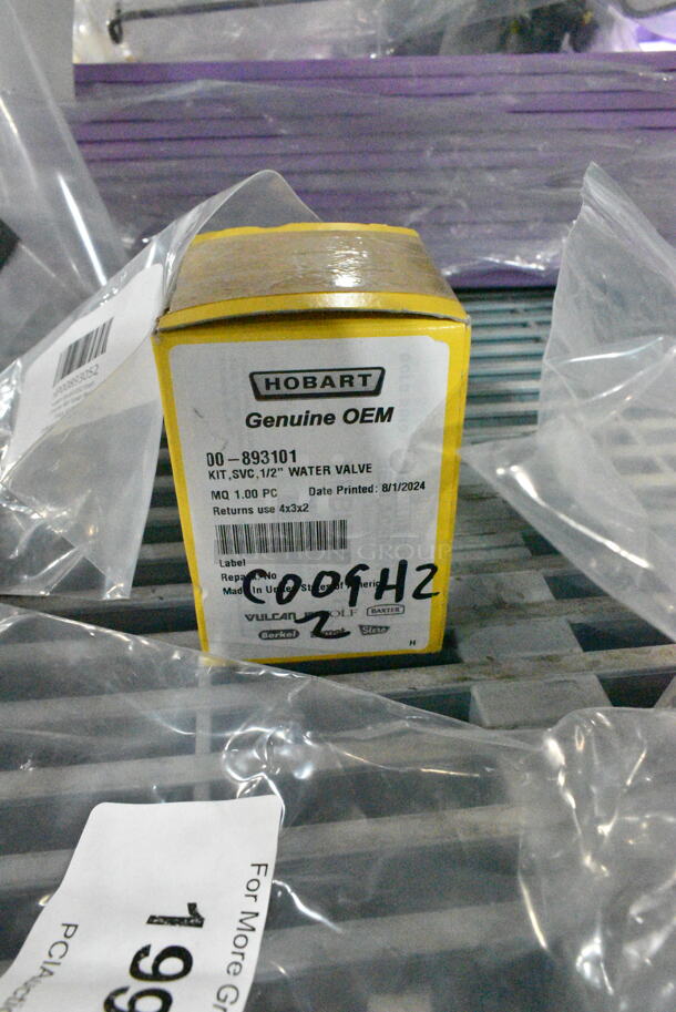 5 BRAND NEW SCRATCH AND DENT! Items Including HP00893052 Hobart 00-893052 Shaft, HP00893101 Hobart 00-893101 Rebuild Kit For 1/2" Solenoid Valve, HP0094128600 Hobart 00-941286-00001 Element-Heater,Sump,208-240V, HP00271123 Hobart 00-271123 Hi-Limit, HP008931200 Hobart 00-893120-00001 Element,Heater,5Kw,200V. 5 Times Your Bid!  - Image 5 of 12
