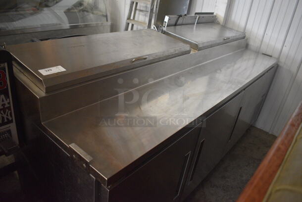 Kairak Model EDFT90 Stainless Steel Commercial Prep Table on Commercial Casters. 115 Volts, 1 Phase. 93x33x46. Tested and Working! - Image 2 of 12