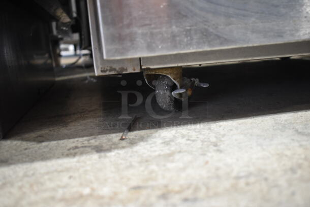 Delfield 406CA-DD1 Stainless Steel Commercial Single Door Undercounter Cooler on Commercial Casters. 115 Volts, 1 Phase. Tested and Working! - Image 2 of 4