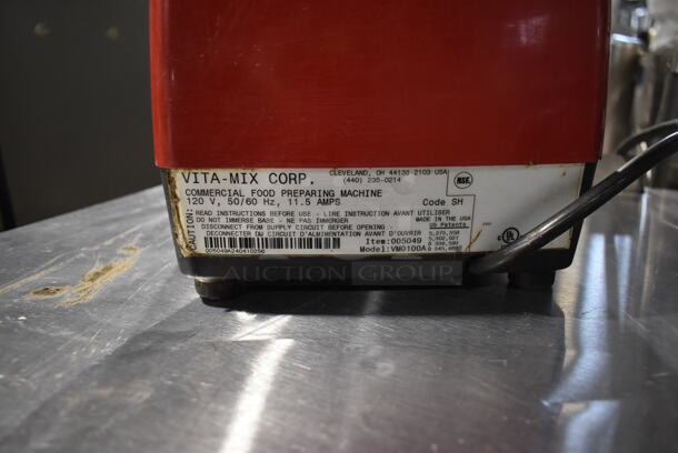 Vita-Mix VM0100A Metal Commercial Blender Base. 115 Volts, 1 Phase. Tested and Working! - Image 6 of 6