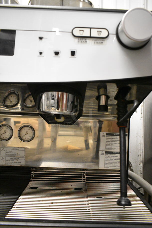 2018 Schaerer Barista Stainless Steel Commercial Countertop 2 Group Espresso Machine w/ 2 Steam Wands and 2 Hoppers. 208/240 Volts, 1 Phase. - Image 4 of 9
