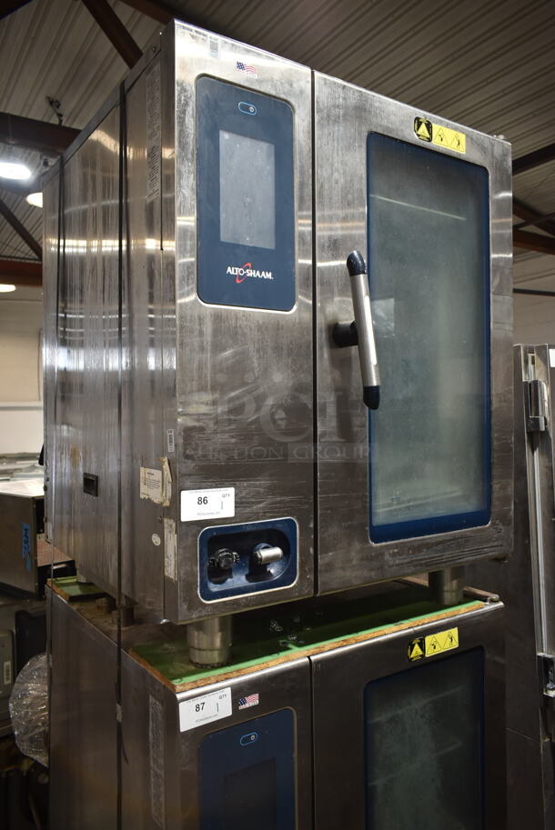 2018 Alto Shaam CTP10-10E Stainless Steel Commercial Electric Powered Convection Oven. 208-240 Volts, 3 Phase.  - Image 2 of 4