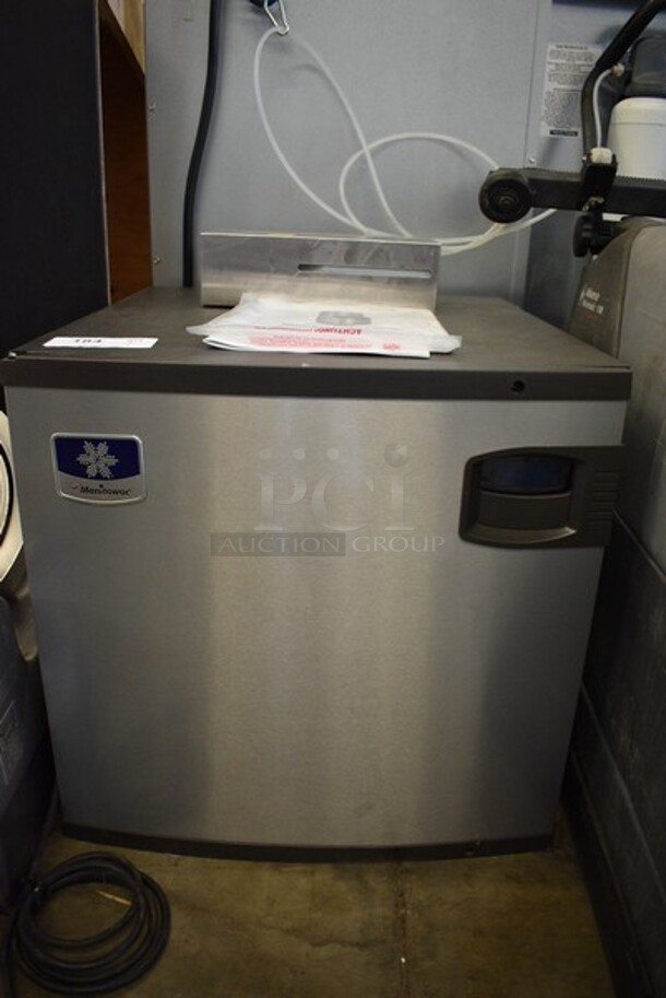 2014 Manitowoc Model ID0522A-161XD Stainless Steel Ice Maker w/ Manitowoc Model IAuCS-161 Automatic Cleaning System. 115 Volts, 1 Phase. 22x24.5x21.5.