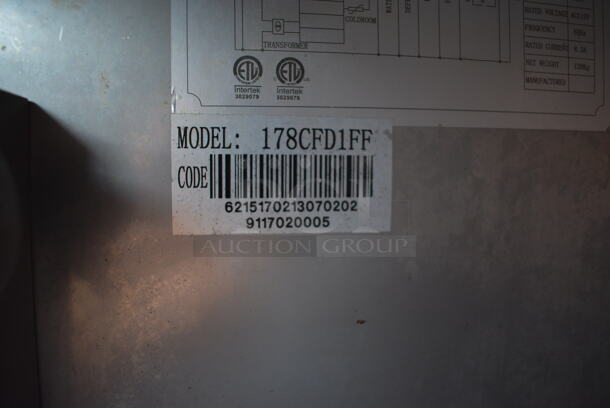 Avantco CFD1FF Stainless Steel Commercial Single Door Reach In Freezer w/ Poly Coated Racks on Commercial Casters. 115 Volts, 1 Phase. 29x32x83. Tested and Working! - Image 7 of 7