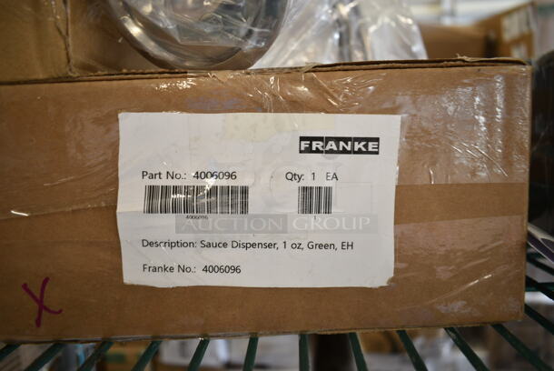 6 Boxes of 25 BRAND NEW SCRATCH AND DENT! Franke 4006096 Sauce Dispenser. 6 Times Your Bid! - Image 3 of 3