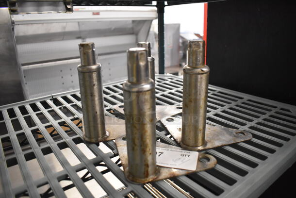ALL ONE MONEY! Lot of 4 Metal Legs for Convection Oven. 8x4x7 - Image 3 of 3