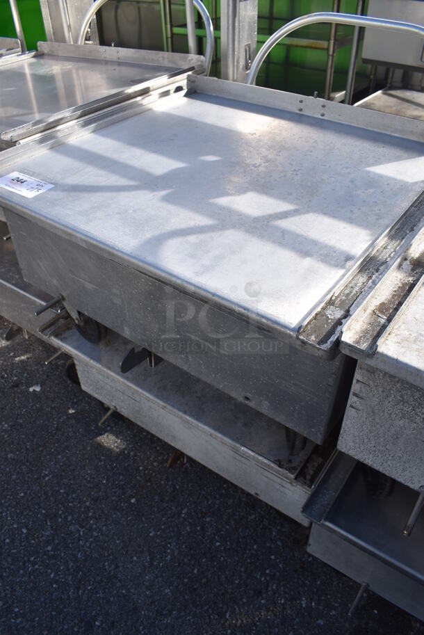 2 Metal Commercial Dollies w/ Push Handle on Commercial Casters. 27x27x40. 2 Times Your Bid! - Image 3 of 3