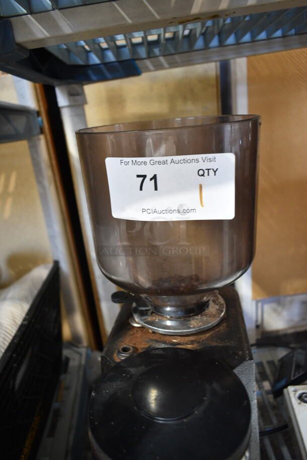 SM90 Metal Commercial Countertop Espresso Bean Grinder. 110 Volts, 1 Phase. Tested and Working! - Image 2 of 8