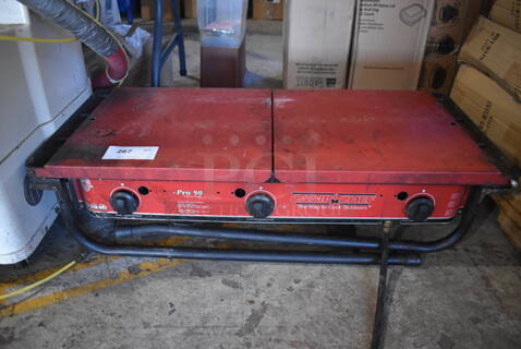 Camp Chef GB-90 Professional Series Metal Countertop Propane 3 Burner Grill. 38x16.5x10