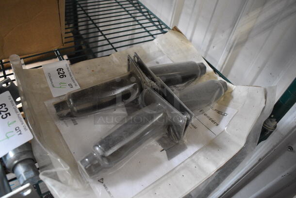 ALL ONE MONEY! Lot of 4 Metal Legs! 3.5x2.5x6 - Image 2 of 2