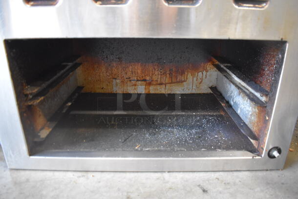 Market Forge Stainless Steel Commercial Natural Gas Powered Cheese Melter. 24x19x22 - Image 2 of 6