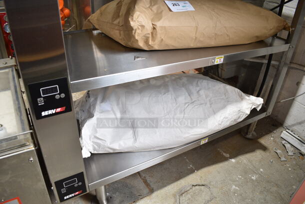 BRAND NEW SCRATCH AND DENT! 2023 ServIt HSW20403 43" x 20 1/8" 3-Shelf Heated Shelf Warmer / Take-Out Station. 120 Volts, 1 Phase. Tested and Working! - Image 5 of 6