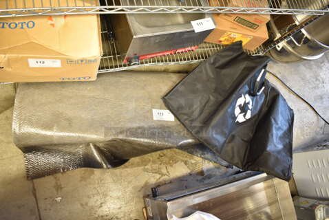 2 Items; Rug and Black Bag. 2 Times Your Bid! 
