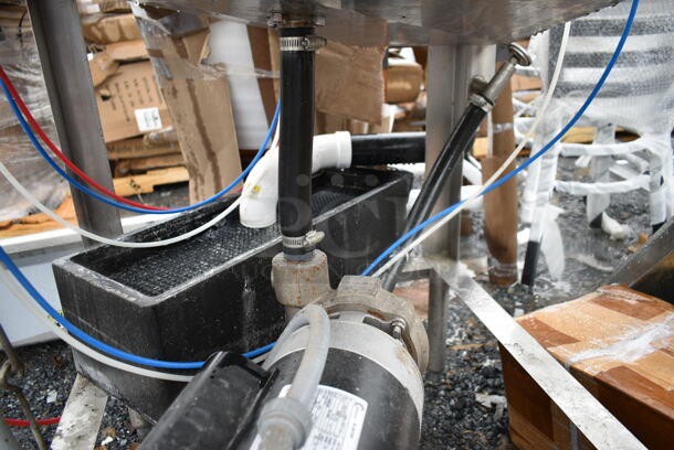 CMA EC-2 Stainless Steel Commercial Corner Pass Through Dishwasher. 120 Volts, 1 Phase.  - Image 4 of 12