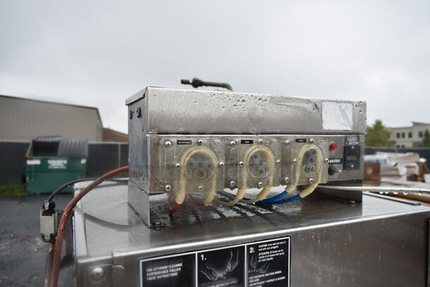 CMA EC-2 Stainless Steel Commercial Corner Pass Through Dishwasher. 120 Volts, 1 Phase.  - Image 6 of 12