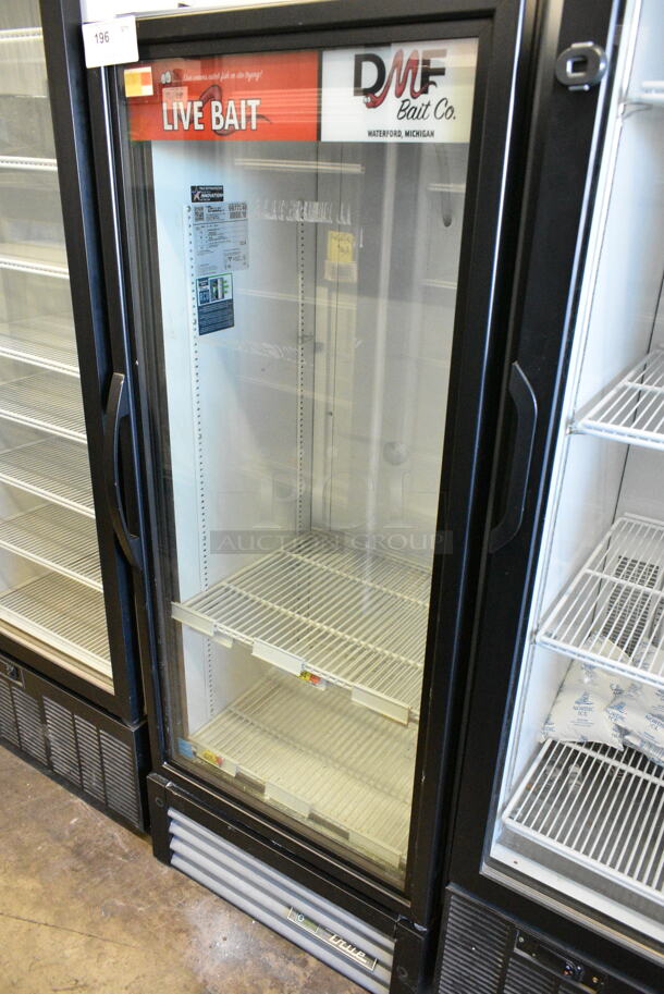 2020 True GDM-12-HC Metal Commercial Single Door Reach In Cooler Merchandiser w/ Poly Coated Racks. 115 Volts, 1 Phase. Tested and Powers On But Does Not Get Cold - Image 1 of 4