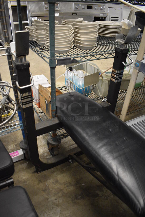 Brutus Excel Black Metal Floor Style Weight Bench. 24x49x34 - Image 3 of 6