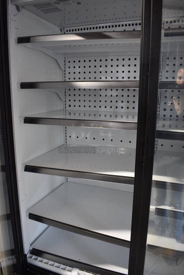 Zero Zone Model 2RHZC30 Metal Commercial 2 Door Reach In Cooler Merchandiser w/ Racks. 115/208-230 Volts, 1 Phase. 66x38x80 - Image 3 of 9