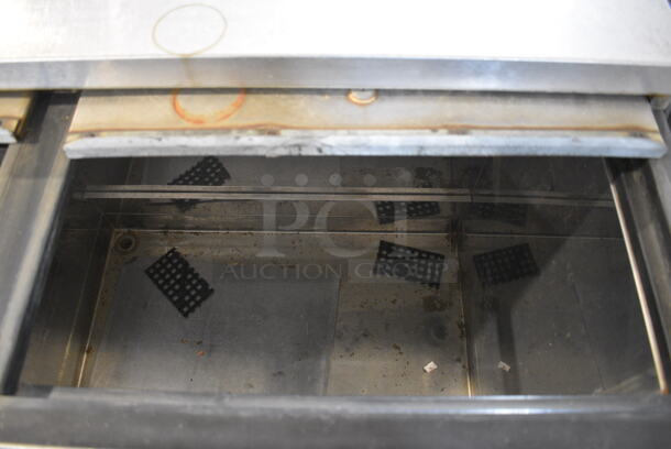 Perlick Model FR48SS Stainless Steel Commercial Bottled Back Bar Cooler w/ 2 Sliding Lids and Speedwell on Commercial Casters. 115 Volts, 1 Phase. 48x28x38. Tested and Working! - Image 5 of 7