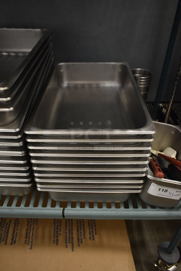 37 Stainless Steel Full Size Drop In Bins. 1/1x4. 37 Times Your Bid! - Image 2 of 5