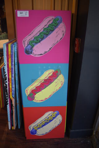 4 Various Signs. 20x1x60. 4 Times Your Bid! (lounge)