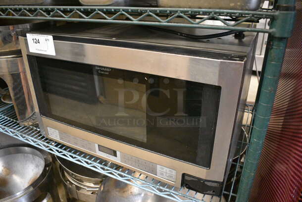 Sharp Model R-1214F Countertop Microwave Oven w/ Plate. 120 Volts, 1 Phase. 24x15.5x14.5 - Image 2 of 5