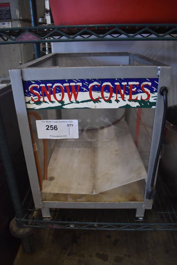 Snow Cones Metal Commercial Countertop Merchandiser. 14x19x19