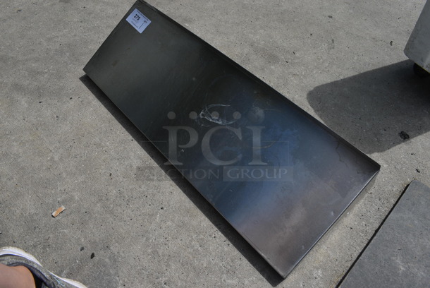 Stainless Steel Shelf w/ Wall Mount Brackets. 36x12x12 - Image 3 of 3
