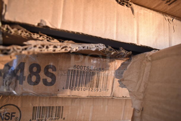 BRAND NEW SCRATCH AND DENT! Regency 600TS2448S 24" x 48" 16-Gauge 304 Stainless Steel Commercial Work Table with Undershelf - Image 3 of 3