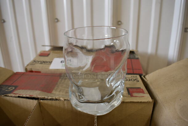 20 BRAND NEW IN BOX! Bormioli Rocco Sorgente Rocks Glasses. 3.5x3.5x4. 20 Times Your Bid!