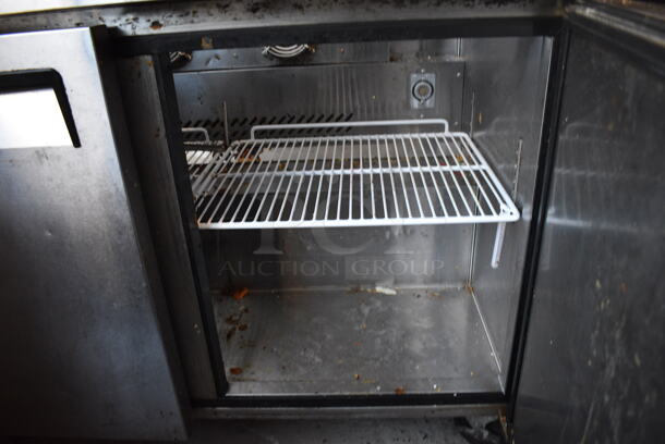 2015 Migali Model C-SP48-12 Stainless Steel Commercial Sandwich Salad Prep Table Bain Marie Mega Top on Commercial Casters. 115 Volts, 1 Phase. 48.5x30x44. Tested and Working! - Image 5 of 7