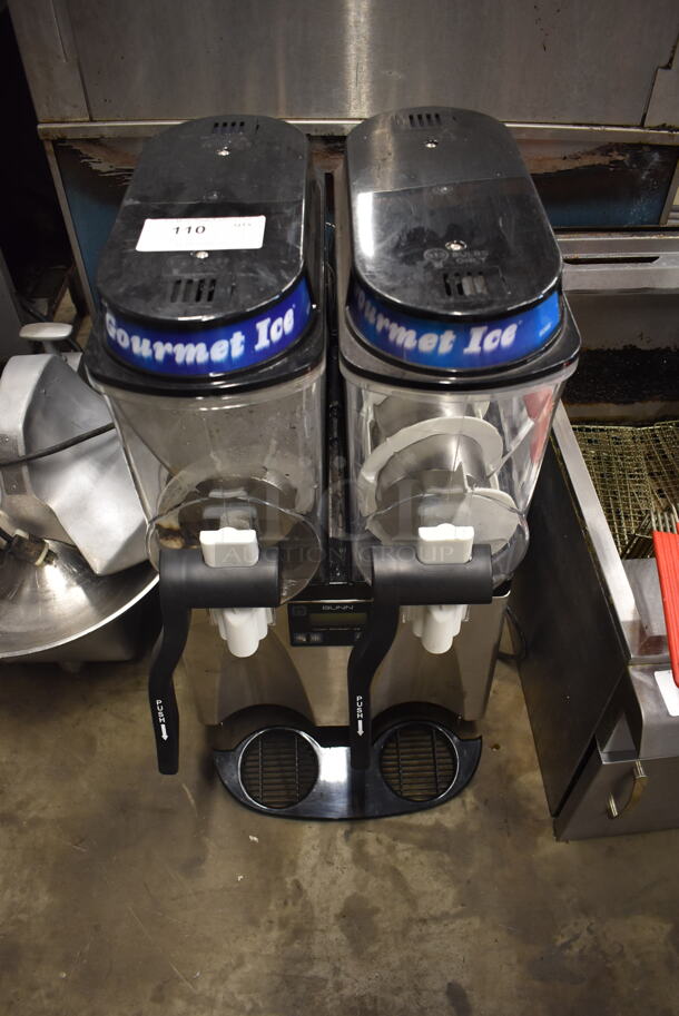 2010 BUNN Ultra-2 Commercial Stainless Steel Countertop Frozen Drink Machine With 2 Bowls. 120V, 1 Phase. Tested and Working!