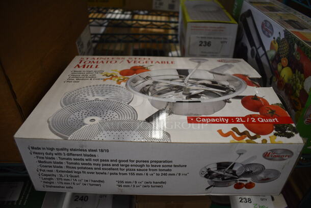 BRAND NEW IN BOX! Stainless Steel Tomato / Vegetable Mill - Image 3 of 3