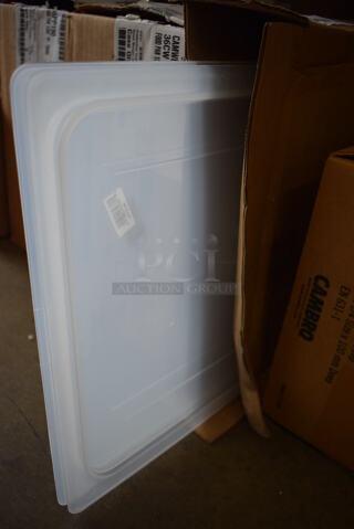 ALL ONE MONEY! Lot of 2 BRAND NEW IN BOX! Cambro Poly Full Size Drop In Bin Lids