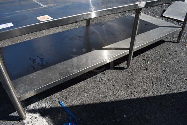 Stainless Steel Commercial Equipment Stand w/ Under Shelf. 81x30x26 - Image 3 of 3