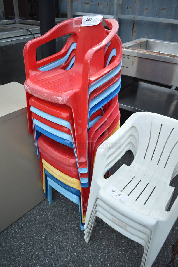 19 Various Poly Patio Arm Chairs. 19 Times Your Bid! - Image 4 of 4