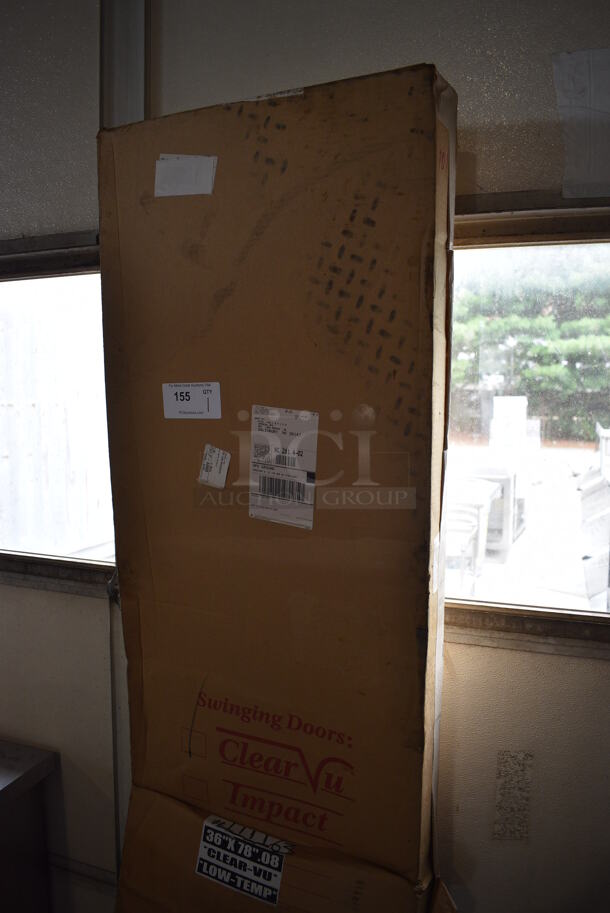 BRAND NEW IN BOX! Clear Vu Swinging Door. 36x1x78 - Image 2 of 4