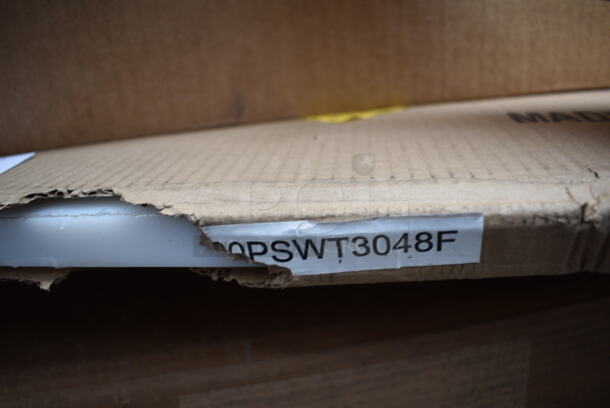 2 BRAND NEW SCRATCH AND DENT! Regency 600PSWT3048F 30" x 48" Poly Table Top for 30" x 48" Poly Top Table without Backsplash. 2 Times Your Bid!  - Image 3 of 4