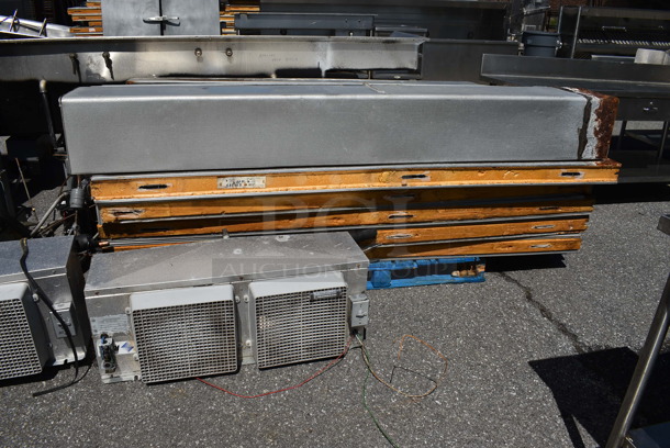 2 Harford Walk In Boxes That Make One 20'x8' Combo Walk In Box; Walk In Cooler w/ Copeland Compressor and Russel Model AA28-97 B 115 Volt, 1 Phase Condenser. Walk In Freezer Box w/ Copeland Model CF06K6E-TF5-253 208/240 Volt, 1 Phase Compressor and Russel Model AE26-92 B 208/230 Volt, 1 Phase Condenser. Does Not Have Floor. Picture of the Unit Before Removal Is Included In the Listing. 2 Times Your Bid! - Image 2 of 12