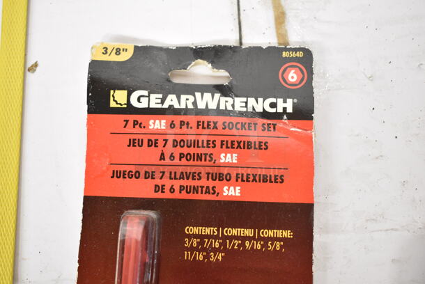 4 BRAND NEW! Items; TEQ Quick Release Ratchet, TEQ 5" Extension Bar, TEQ 10 MM Socket, Gearwrench Flex Socket Set. 4 Times Your Bid! - Image 10 of 11