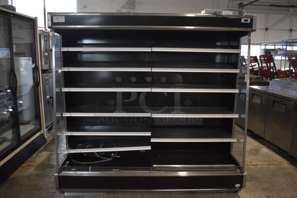 Vendo Model RSC6RA013 Metal Commercial Open Grab N Go Merchandiser w/ Metal Shelves. Does Not Come w/ Remote Compressor. 73.5x36x72