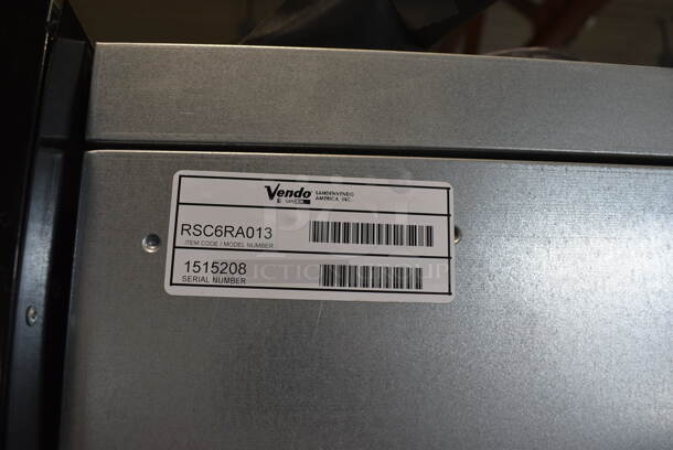 Vendo Model RSC6RA013 Metal Commercial Open Grab N Go Merchandiser w/ Metal Shelves. Does Not Come w/ Remote Compressor. 73.5x36x72 - Image 7 of 9