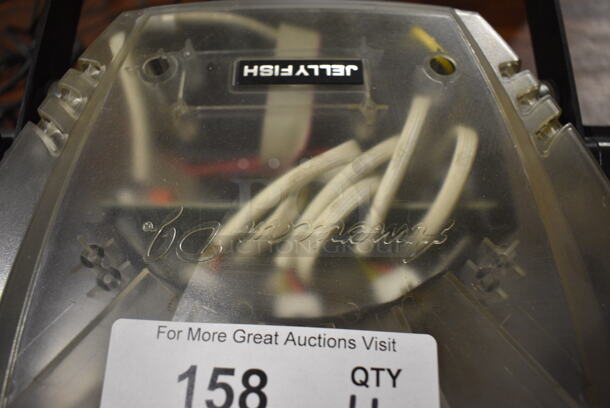 4 American DJ Jellyfish Light Fixtures. 100-240 Volts, 1 Phase. 12x12x3.5. 4 Times Your Bid! (bar) - Image 6 of 6